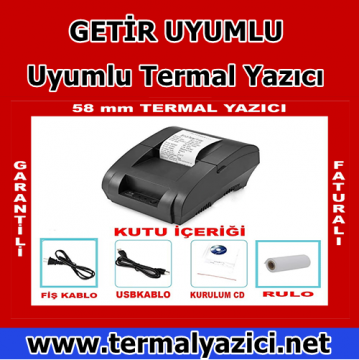 zjiang zj-5890k 58mm usb termal yazici kurulumu