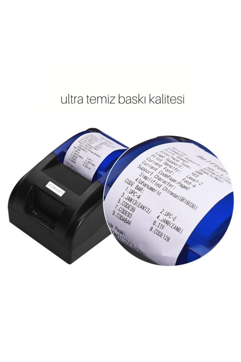 58mm Usb Termal Makbuz Ve Adisyon Yazıcı