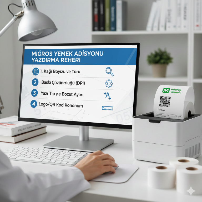 Migros Yemek Adisyonu Yazdırma Rehberi