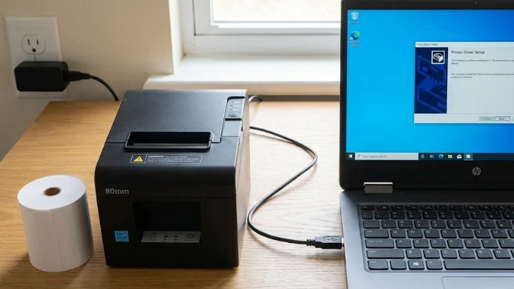 Termal yazıcı 80mm kurulumu