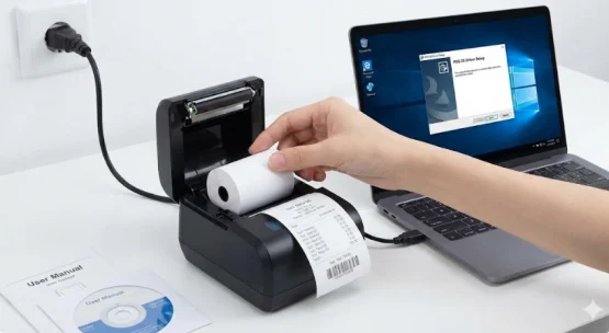 pos 58 termal yazıcı kurulumu