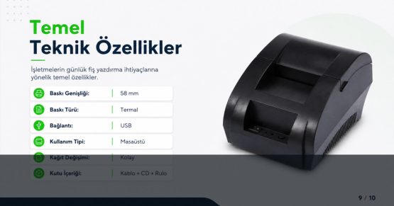 Çekmeköy Pos-58 Termal Yazıcı Kurulumu Çekmeköy Pos-58 Termal Yazıcı Kurulumu
